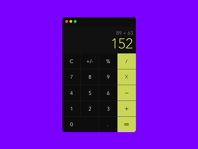 Daily UI #4 - Calculator 004 app application calculator dailyui ui