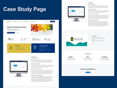 Case Study page design