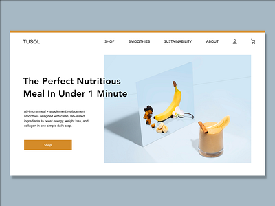 Wellness Product - Landing page design health homepage landing page marketing ui webdesign wellness