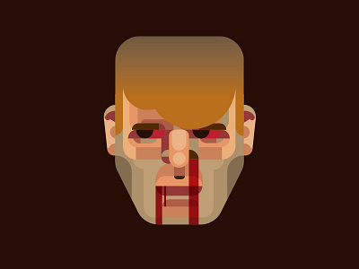 Doom art direction doom doom guy experimental fun game id illustrator personal shapes vector video game