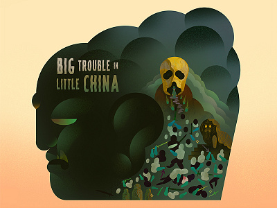 Big Trouble in Little China 30 years later art direction art show big trouble in little china exhibition film g1988 gallery 1988 illustration movie
