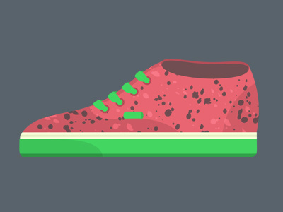 Vans design graphic illustration melon shoes simple sneakers trainers