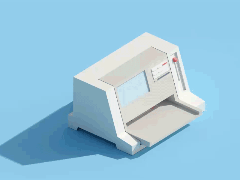 c4d Printing machine 3d艺术