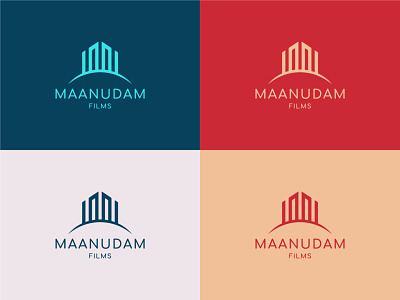 Branding project - Maanudam Films (Brand colors) adobe adobe illustrator adobe photoshop adobe suite brand brand design branding clean design identity design logo logodesign modern