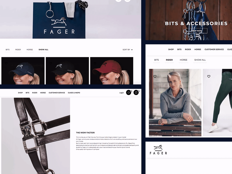 Fagerbits commerce e commerce store web web design woocommerce wordpress