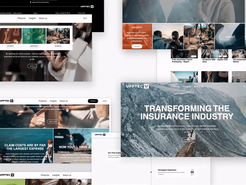 Upptec web design wordpress