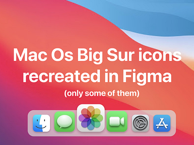Big Sur Neumorphic Icons Recreated In Figma