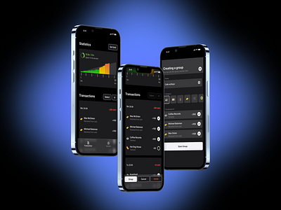 Money Monitoring App app branding design minimalism mobile ui uidesign