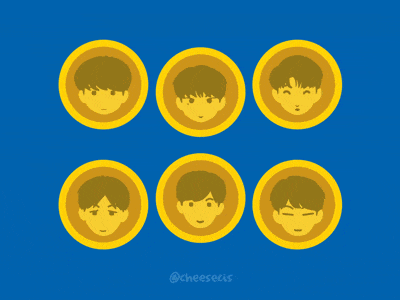 VIXX Coin 2d animation after affects animation cartoon character character animation coin design character gold gold coin little boy motion animation motion design vector animation vixx