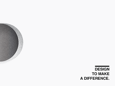 Design to make a difference. branding design illustration vector web