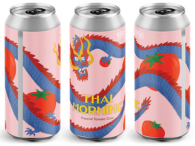 Beer label concept "Thai Morning"