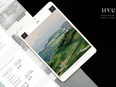Wine Bar web design - UVE bar design hotel hotel app hotel design ui ux web web design wine bar wine bottle