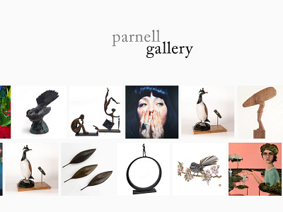 Painting & Printing Website Design - ParnellGalleryCover