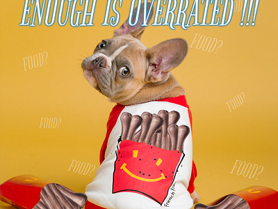 Enough is overrated! - Social Media Visual bones colorful visual dog food dog visual funny pet funny visual pet food pet shop pet shop visual social media visual