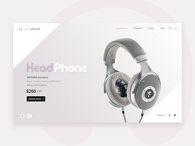 Headphone Web Page