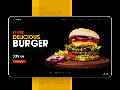 Burger Web Page