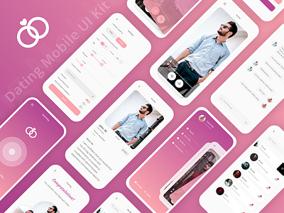 Dating Mobile UI Kit Dribble