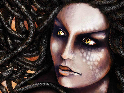 Medusa fantasy art illustration art illustration fantasy