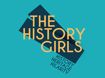 The History Girls | Alternative Logo app brand branding design film flat illustration logo logotype mark movie production scotland scottish studio typography ux vector web website