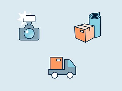 Fulfillment Icons - Foto - Packaging and Shipping