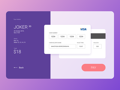 Credit Card Checkout [Daily UI - 002]