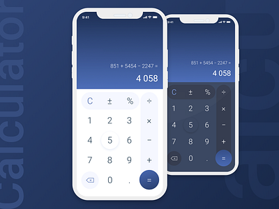 Calculator [Daily UI - 004] calculator calculator app calculator ui daily 100 challenge daily ui daily ui 004 dailyui dailyui 004 dailyuichallenge ui ux