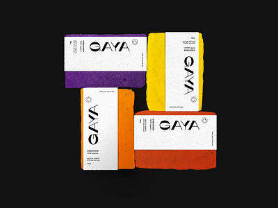 GAYA abstract art direction branding branding design drink graphicdesign illustration logo modern packaging