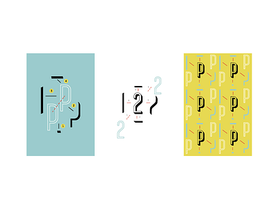 P2P graphic design illustration logo typography