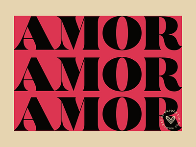 Amor - Patogê graphic design