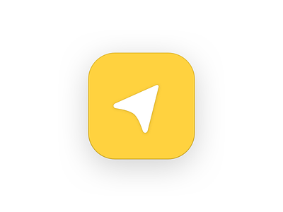 Payla Icon arrow bitcoin crypto cursor icon ios payla wallet yellow
