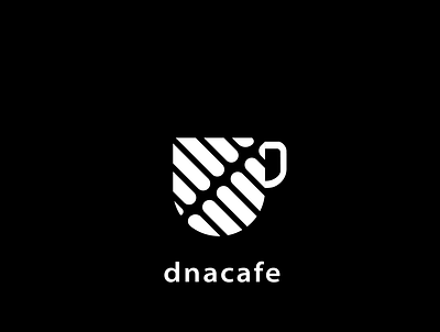 DnA Cafe logo concept branding design flat icon illustration indonesia logo vector