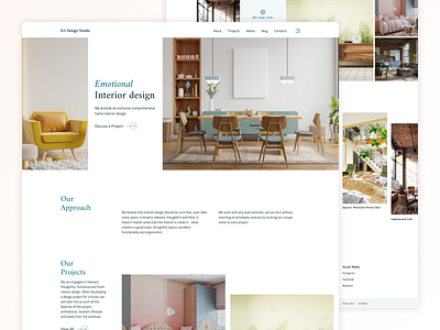Interior Solutions Agancy Landing page