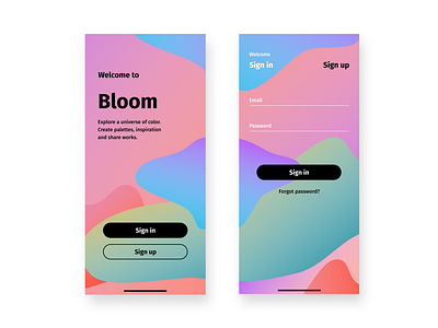 Bloom by Dana Mandzhieva on Dribbble