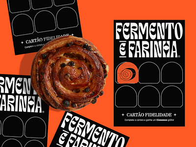 F&F Loyalty Card bakery brand branding bread illustration logo