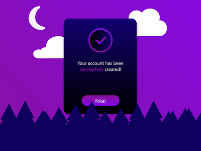 Pop-pup Ui #016 016 daily 100 daily challange daily016 dailyui dailyuichallenge design illustration new newtodribbble pop up popup success success message typography ui ui ux design ui100 ui100days vector