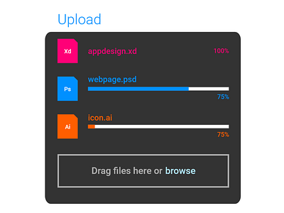 File Upload Ui #031