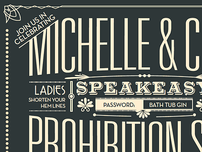 Speakeasy invitations