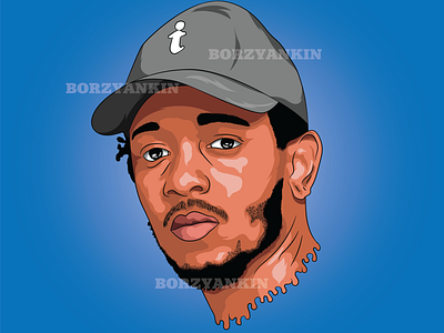 Kendrick Lamar illustration kendrick lamar pop art portrait art vector vector art