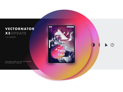 Update Now to Vectornator X3 🙌🏼 art augmented reality branding illustration interface ipad poster typography ux vector vector graphics vectornator