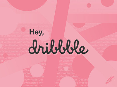 Hey, dribbble! Get vectorized with Vectornator!