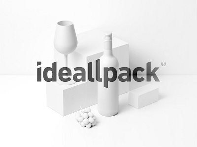 Ideallpack branding design logo