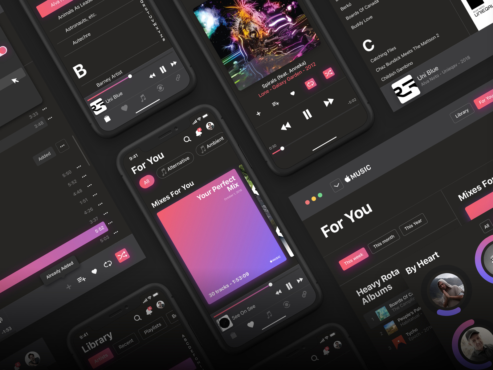 Apple Music: A UI/UX Holistic Case Study - Dark by Thomas Le Corre on ...