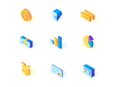 Isometric icons