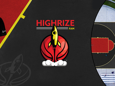 HighRize Fam Basketball logo