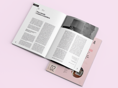 Palafita magazine issue layout editorial design design architechture