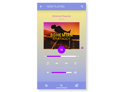 DailyUI #009 Music Player adobe xd app daily 100 challenge dailyui design dribbble mobile mobile app music player music player app music player ui