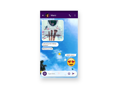 DailyUI #013 Direct Messaging adobe xd app chat daily 100 challenge dailyui design direct message direct messaging dribbble mobile mobile app ui