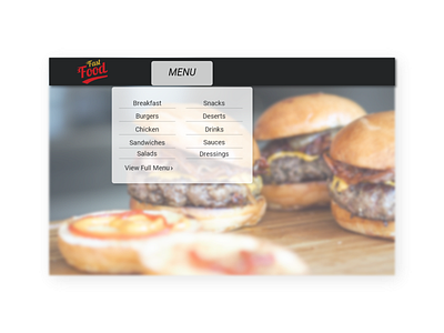 DailyUI #027 Dropdown adobe xd daily 100 challenge daily challange dailyui design dribbble drop down dropdown dropdown menu food ui web web page