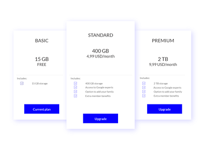 DailyUI #030 Pricing