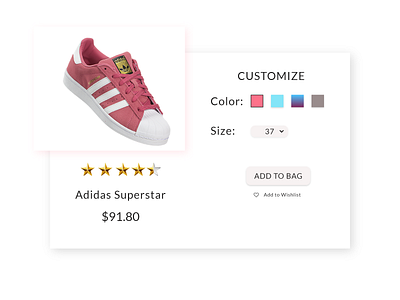 DailyUI #033 Customize Product